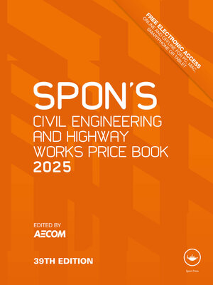 cover image of Spon's Civil Engineering and Highway Works Price Book 2025